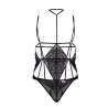CandyMan Body Dentelle Flora Noir